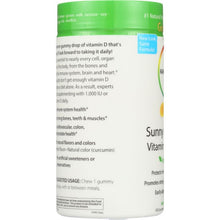 Load image into Gallery viewer, RAINBOW LIGHT: Sunny Gummies Vitamin D3 Yummy Lemon Flavor 1,000 IU, 100 Gummies