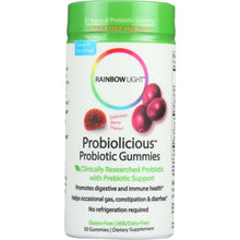 Load image into Gallery viewer, RAINBOW LIGHT: Probiolicious Probiotic Gummies Berry, 50 Gummies
