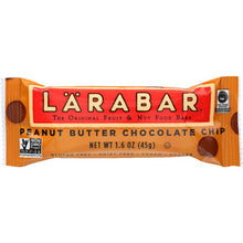 Load image into Gallery viewer, LARABAR: Peanut Butter Chocolate Chip Fruit & Nut Bar, 1.6 oz