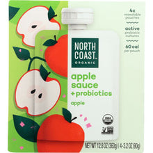Load image into Gallery viewer, NORTH COAST: Organic Apple Sauce Pouches, 12.8 oz