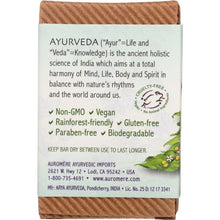 Load image into Gallery viewer, AUROMERE: Soap Bar Tulsi Neem 2.75 oz 30 pcs