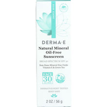 Load image into Gallery viewer, DERMA E: Antioxidant Natural Oil-Free Face Sunscreen SPF 30, 2 oz