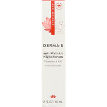 Load image into Gallery viewer, DERMA E: Anti-Wrinkle Night Serum with Vitamin A, 2 oz