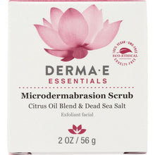 Load image into Gallery viewer, DERMA E: Microdermabrasion Scrub with Dead Sea Salt, 2 oz