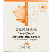 Load image into Gallery viewer, DERMA E: Very Clear Moisturizer Anti-Blemish Complex, 2 oz
