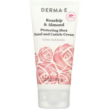 Load image into Gallery viewer, DERMA E: Rosehip & Almond Protecting Shea Hand and Cuticle Cream, 2 oz