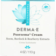 Load image into Gallery viewer, DERMA E: Psorzema Natural Relief Creme for Scaling Flaking and Itching, 4 oz