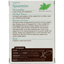 Load image into Gallery viewer, TRADITIONAL MEDICINALS: Organic Spearmint Caffeine Free Herbal Tea 16 Tea Bags, 0.85 oz