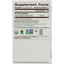 Load image into Gallery viewer, TRADITIONAL MEDICINALS: Organic Spearmint Caffeine Free Herbal Tea 16 Tea Bags, 0.85 oz