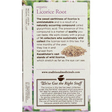 Load image into Gallery viewer, TRADITIONAL MEDICINALS: Organic Licorice Root Herbal Tea 16 tea bags, 0.85 oz