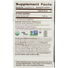 Load image into Gallery viewer, TRADITIONAL MEDICINALS: Organic Licorice Root Herbal Tea 16 tea bags, 0.85 oz