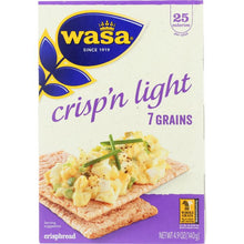 Load image into Gallery viewer, WASA: Crisp’n Light 7 Grains Crackerbread, 4.9 Oz