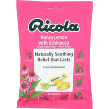 Load image into Gallery viewer, RICOLA: Honey Lemon with Echinacea Cough Suppressant, 19 pc