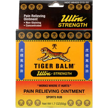 Load image into Gallery viewer, TIGER BALM: Sports Rub Pain Relieving Ointment Ultra Strength Non-Staining, 1.7 oz