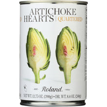 Load image into Gallery viewer, ROLAND: Quartered Artichoke Hearts, 13.75 oz