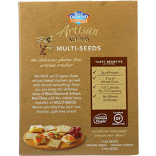 Load image into Gallery viewer, BLUE DIAMOND: Nut Thins Artisan With Almonds & Multiseeds, Wheat & Gluten Free, 4.25 oz