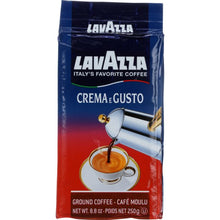 Load image into Gallery viewer, LAVAZZA: Coffee Brick Crema Gusto Ground, 8.8 oz