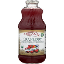Load image into Gallery viewer, LAKEWOOD ORGANIC: Cranberry Juice Blend, 32 oz