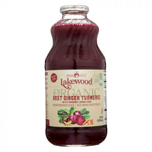 Load image into Gallery viewer, LAKEWOOD: Organic Beet Ginger Turmeric Juice, 32 fl oz