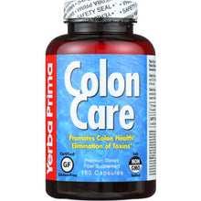 Load image into Gallery viewer, YERBA PRIMA: Colon Care 625 Mg, 180 Capsules