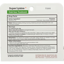 Load image into Gallery viewer, QUANTUM HEALTH: Super Lysine + Cold Sore Treatment, 0.75 oz