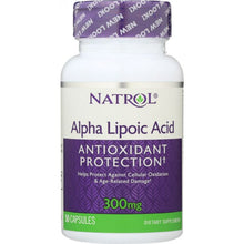 Load image into Gallery viewer, NATROL: Alpha Lipoic Acid 300 mg, 50 Capsules