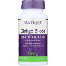 Load image into Gallery viewer, NATROL: Ginkgo Biloba 120 mg, 60 cp