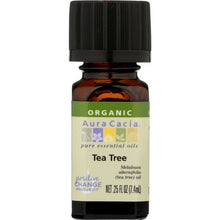 Load image into Gallery viewer, AURA CACIA: Organic Tea Tree Essential Oil, 0.25 oz