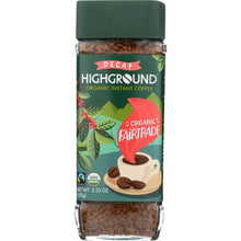 Load image into Gallery viewer, HIGHGROUND: Coffee Instant Decaf Organic, 3.53 oz