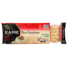 Load image into Gallery viewer, KA ME: Rice Cracker Sesame Gluten Free, 3.5 oz