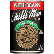 Load image into Gallery viewer, CHILLI MAN: Chili with Beans Vegetarian, 15 oz