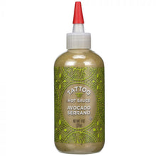 Load image into Gallery viewer, TATTOO: Avocado Serrano Hot Sauce, 9 oz