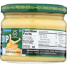 Load image into Gallery viewer, WILD GARDEN: Hummus Dip Roasted Garlic, 10.7 oz