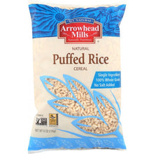 Load image into Gallery viewer, ARROWHEAD MILLS: Natural Puffed Rice Cereal, 6 oz