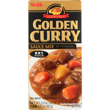 Load image into Gallery viewer, S & B: Sauce Mix Hot Golden Curry, 3.2 oz
