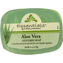 Load image into Gallery viewer, CLEARLY NATURAL: Aloe Vera Pure & Natural Glycerine Soap, 4 oz