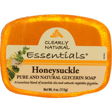 Load image into Gallery viewer, CLEARLY NATURAL: Honeysuckle Pure And Natural Glycerine Soap, 4 oz