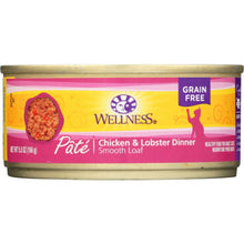 Load image into Gallery viewer, WELLNESS: Lobster and Chicken Cat Food, 5.5 oz