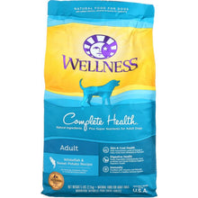 Load image into Gallery viewer, WELLNESS: Complete Health Whitefish & Sweet Potato Dry Dog Food, 5 lb