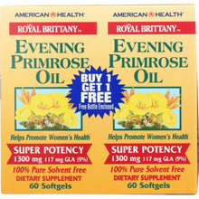 Load image into Gallery viewer, AMERICAN HEALTH: Evening Primrose Oil 1300 mg, 60 + 60 Softgels