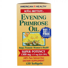 Load image into Gallery viewer, AMERICAN HEALTH: Royal Brittany Evening Primrose Oil 1300 MG Twinpack 120sg, 2 pc