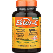Load image into Gallery viewer, AMERICAN HEALTH: Ester-C 500 mg with Citrus Bioflavonoids, 120 Veggie Caps