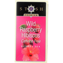 Load image into Gallery viewer, STASH TEA: Herbal Tea Wild Raspberry Hibiscus Caffeine Free 20 Tea Bags, 1.3 Oz