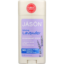 Load image into Gallery viewer, JASON: Deodorant Stick Calming Lavender, 2.5 oz
