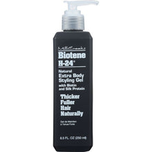 Load image into Gallery viewer, Mill Creek Biotene H-24 Natural Extra Body Styling Gel with Biotin & Silk Protein, 8.5 Oz