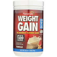 Load image into Gallery viewer, NATURADE: Weight Gain Instant Nutrition Drink Mix Vanilla, 20.3 oz