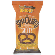 Load image into Gallery viewer, UNIQUE: Sprouted Whole Grain Splits Pretzels, 8 oz