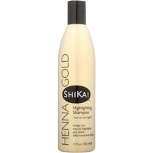 Load image into Gallery viewer, SHIKAI: Henna Gold Highlighting Shampoo ,12 Oz