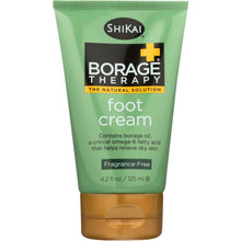 Load image into Gallery viewer, SHIKAI: Borage Therapy Foot Cream Unscented, 4.2 oz