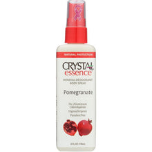 Load image into Gallery viewer, CRYSTAL ESSENCE: Mineral Deodorant Body Spray Pomegranate, 4 oz